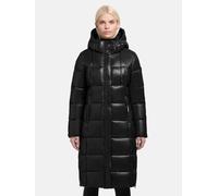 Steppmantel mit glänzendem Material "Shane2-YM" Black XL