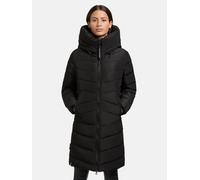 Steppmantel mit großer Kapuze "Pluz-YM" Black XXL