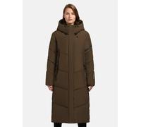 Steppmantel mit großer Kapuze "Sonje6-YM" Old Green XS