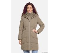 Steppjacke CARTOON "Damen mit Kapuze", Damen, Gr. 46, beige (braun), Obermaterial: 100% Polyester. Futter: 100% Polyester. Füllung: 100% Polyester, schmal, Jacken Steppjacke (27070223-46) braun