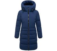 Steppmantel NAVAHOO "Mondnebel XIV", Damen, Gr. 4XL (48), blau (navy), Obermaterial: 100% Polyester; Innenfutter: 100% Polyester; Wattierung: 100% Polyester; Ärmelfutter: 100% Polyester, modisch, figu