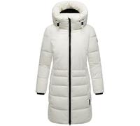 Steppmantel mit Kapuze "Mondnebel XIV" Offwhite 4XL