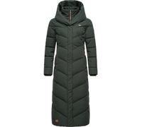 Steppmantel mit Kapuze "Natalka Extralong" Dark Green L