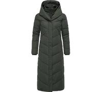Steppmantel mit Kapuze "Natalka Extralong" Dark Olive25 XXXL