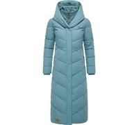 Steppmantel RAGWEAR "Natalka Extralong", Damen, Gr. S (36), stein, Außenmaterial: 100% Polyester, Innenfutter: 100% Polyester, Wattierung: 100% Polyester, tailliert extralang, Ärmel ohne Ärmelschlitz