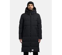 khujo Herren Wintermantel Langer und wasserdichter Steppmantel mit Kapuze Rigo Matt-YM Obrage Grey Gr. XXL