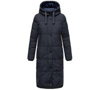 MARIKOO Damen Winterjacke lang Winter Stepp Jacke Mantel Steppjacke warm gefüttert B968