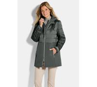 Steppmantel mit Softshell-Einsatz grün 52