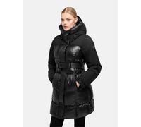 Steppmantel mit Taillengürtel "Mandelkuss 14" Black M