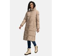 Steppmantel mit Taillenkordeln "Der Wahnsinn 14" Taupe Grey M
