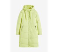 Steppmantel mit Teddyfutter in der Kapuze 40