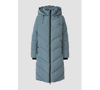 Steppmantel mit Teddyplüsch-Kapuze 40 türkis 2166593.6241.40