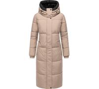 Steppmantel mit verstellbarer Kapuze "Taublüte XIV" Taupe Grey XXXL