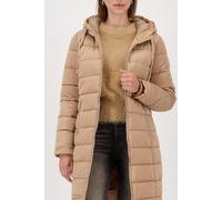 Steppmantel MONARI, Damen, Gr. 38, cognac, Web, Obermaterial: 100% Polyester. Futter: 100% Polyester. Füllung: 100% Polyester, unifarben, regular fit knieumspielend, Rundhals, eingesetzt gerader Absch