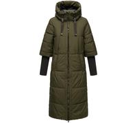 Steppmantel NAVAHOO "Ciao Miau XIV", Damen, Gr. S (36), grün (dunkelgrün), Oberstoff: 100% Polyester, Futter: 100% Polyester, Wattierung: 100% Polyester, Ärmelfutter: 100% Polyester, oversize ca. Mitt