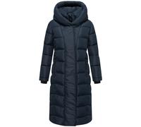 Steppmantel NAVAHOO "Engelsfeder XIV", Damen, Gr. XXL(44), blau (navy), Obermaterial: 100% Polyester, Innenfutter: 100% Polyester, Wattierung: 100% Polyester, Ärmelfutter: 100% Polyester, gerade knieu