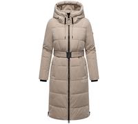 Steppmantel NAVAHOO "Herbstnebel 14", Damen, Gr. S (36), beige (taupe), Obermaterial: 100% Polyester; Innenfutter: 100% Polyester; Wattierung: 100% Polyester; Ärmelfutter: 100% Polyester, figurumspiel