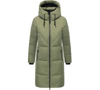 Steppmantel NAVAHOO "Kältekuschel XIV", Damen, Gr. 4XL (48), helloliv, Obermaterial: 100% Polyester; Innenfutter: 100% Polyester; Wattierung: 100% Polyester; Ärmelfutter: 100% Polyester, tailliert ca.