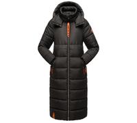 Steppmantel NAVAHOO "Kristallblume", Damen, Gr. L (40), schwarz, Obermaterial: 100% Polyester, Futter: 100% Polyester, Wattierung: 100% Polyester, lässig geschnitten ca. Mitte Wade, hoch geschlossener