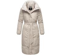 Extralanger Steppmantel mit Gürtel "Mirenaa" Grey XXL