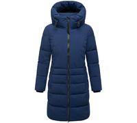 Steppmantel mit Kapuze "Mondnebel XIV" Navy S