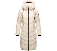 Steppmantel NAVAHOO "Sahnekatzii XIV", Damen, Gr. M (38), beige (creme), Oberstoff: 100% Polyester. Futter: 100% Polyester. Wattierung: 100% Polyester. Ärmelfutter: 100% Polyester, figurumspielend kni