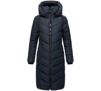 Steppmantel NAVAHOO "Sahnekatzii XIV", Damen, Gr. XXXL(46), blau (navy), Oberstoff: 100% Polyester; Futter: 100% Polyester; Wattierung: 100% Polyester; Ärmelfutter: 100% Polyester, figurumspielend ca.