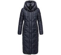 Steppmantel NAVAHOO "Waffelchen", Damen, Gr. M (38), blau (navy), Obermaterial: 100% Polyester, Futter: 100% Polyester, Wattierung: 100% Polyester, figurumspielend ca. Mitte Wade, hoch geschlossener A