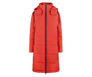 Steppmantel NAVIGAZIONE "NAVIGAZIONE Mantel", Damen, Gr. 44, rot (chili), Obermaterial: 100% Polyester PES. Futter: 100% Polyester PES. 100% Polyester PES., uni, regular fit, Rundhals, Mäntel Steppman
