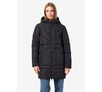 Steppmantel NOISY MAY "NMDALCON L/S LONG JACKET NOOS FWD", Damen, Gr. XS, schwarz, Web, Obermaterial: 100% Polyester, unifarben, Mäntel Steppmantel (21048816-XS) schwarz
