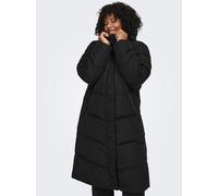Steppmantel ONLY CARMAKOMA "CARMAGGI LIFE LONG PUFFER OTW", Damen, Gr. M, schwarz, Web, Obermaterial: 100% Polyester, unifarben, Mäntel Steppmantel (57047111-M) schwarz