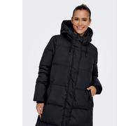 Steppmantel ONLY "ONLALICE DOWN COAT OTW", Damen, Gr. S, schwarz, Web, Obermaterial: 100% Polyester, unifarben, lang, Mäntel Steppmantel (33957318-S)