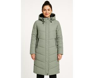 Steppmantel ONLY "ONLMAGGI LIFE LONG PUFFER CC OTW", Damen, Gr. XL, grün (lilypad), Web, Obermaterial: 100% Polyester, unifarben, regular fit, Mäntel Steppmantel (70313618-XL)