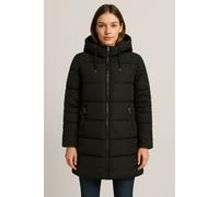 Steppmantel ONLY "ONLMANNY LONG PUFFER COAT OTW ZL", Damen, Gr. L, schwarz, Web, Obermaterial: 60% Polyester, 40% Nylon, unifarben, regular fit, hoch geschlossener Ausschnitt, Mäntel Steppmantel (3287