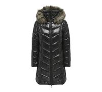 Steppmantel ONLY "ONLMIRINDA PUFFER COAT LIFE OTW ZL", Damen, Gr. L, schwarz, Web, Obermaterial: 100% Polyamid, unifarben, regular fit, Mäntel Steppmantel (37412353-L) schwarz