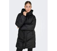 Steppmantel ONLY "ONLMOLLY PUFFER COAT CS OTW", Damen, Gr. XS, schwarz, Web, Obermaterial: 100% Polyester, unifarben, Mäntel Steppmantel (75476564-XS)