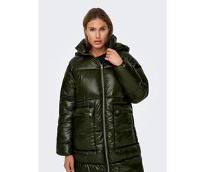 Steppmantel ONLY "ONLSKY OVERSIZED PUFFER COAT CC OTW", Damen, Gr. M (38), grün (deep depths detail:loden grün), Steppware, Obermaterial: 100% Polyester, unifarben, Mäntel Steppmantel (89194245-M) dee