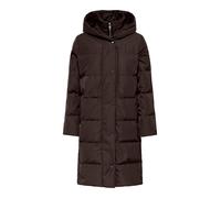 Steppmantel ONLY "ONLSUM DOWN PUFFER COAT CC OTW", Damen, Gr. S, coffee bean, Steppware, Obermaterial: 100% Polyester, unifarben, knieumspielend, Mäntel Steppmantel, Kunstfaser (75301825-S) coffee bea
