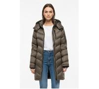 Steppmantel ONLY "ONLTAHIA LW QUILTED COAT CC OTW", Damen, Gr. M, walnut detail:lining schwarz, Web, Obermaterial: 100% Nylon, unifarben, regular fit, hoch geschlossener Ausschnitt, Mäntel Steppmantel