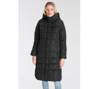Steppmantel ONLY "ONLTINA - Puffermantel mit Premium-Füllung und verdecktem Zipper", Damen, Gr. XXL, schwarz, Web, Obermaterial: 100% Polyester, leicht glänzend, unifarben, regular fit, Mäntel Steppma