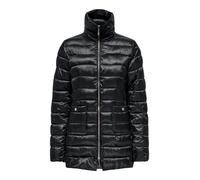 Steppmantel ONLY "ONLVEGA LIFE FITTED QUILT COAT CC OTW", Damen, Gr. M, schwarz, Steppware, Obermaterial: 55% Polyester, 45% Nylon, unifarben, regular fit Po-bedeckend, Mäntel Steppmantel (53181839-M)