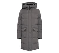 Steppmantel OXMO "Steppmantel OXGILLIAN", Damen, Gr. S, grau (iron gate), Obermaterial: 100% Polyester PES., Mäntel Steppmantel (44014907-S) iron gate