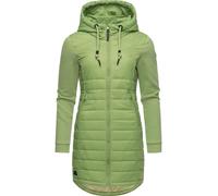 Ragwear Damen Steppmantel Lucinda Long Light Green24 Gr. M