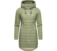 Steppmantel RAGWEAR "Lucinda Long II" Gr. L (40), grün (helloliv) Damen Mäntel (56198248-L) helloliv