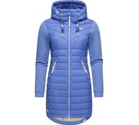 Steppmantel RAGWEAR "Lucinda Long II", Damen, Gr. XS (34), blau, Obermaterial: 100% Polyester; Obermaterial Ärmel: 100% Baumwolle; Innenmaterial: 100% Polyester; Futter: 100% Polyester; Wattierung: 10
