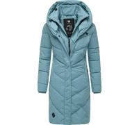 Steppmantel RAGWEAR "Natalka", Damen, Gr. S (36), stein, Außenmaterial: 100% Polyester; Innenfutter: 100% Polyester; Wattierung: 100% Polyester, tailliert ca. Mitte Oberschenkel, Ärmel ohne Ärmelschli