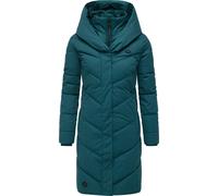 Steppmantel RAGWEAR "Natalka", Damen, Gr. XS (34), flaschengrün, Außenmaterial: 100% Polyester. Innenfutter: 100% Polyester. Wattierung: 100% Polyester, tailliert ca. Mitte Oberschenkel, Ärmel ohne Är