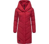 Steppmantel RAGWEAR "Natalka", Damen, Gr. XS (34), bordeaux, Außenmaterial: 100% Polyester; Innenfutter: 100% Polyester; Wattierung: 100% Polyester, tailliert ca. Mitte Oberschenkel, Ärmel ohne Ärmels