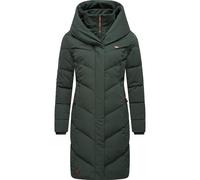 Winterjacke RAGWEAR "Natalka" Gr. XXXL (46), grün (apfelgrün) Damen Jacken Lange stylischer, gesteppter Winterparka mit gefütterter Kapuze (23558251-XXXL)