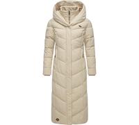 Steppmantel RAGWEAR "Natalka Extralong" Gr. L (40), beige (ecru) Damen Mäntel (96730957-L) ecru